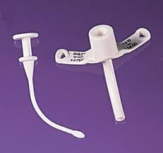 Shiley Tracheostomy Tube, Size 4, Low Pressure Cuffed, 5.0mm I.D X 9.4mm O.D. X 65mm L